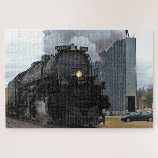 Big Boy 4014 Dampfzug Ellsworth Kansas Puzzle (Horizontal)