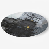 Big Boy 4014 Ellsworth Kansas Pappteller (Schrägansicht)