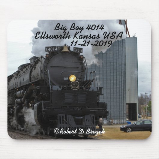 Big Boy 4014 Ellsworth Kansas USA Mousepad (Vorne)