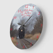 Big Boy 4014 Große Wanduhr (Winkel)