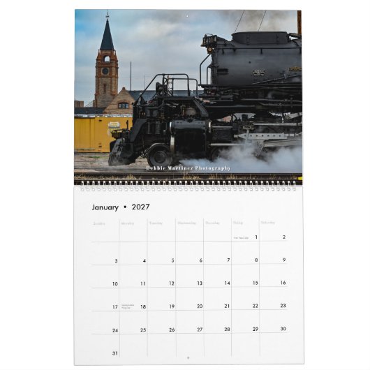 Big Boy 4014 in Wyoming Kalender (Jan 2027)