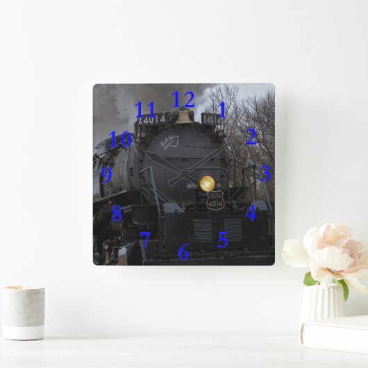 Big Boy 4014 Quadratische Wanduhr (Zuhause)