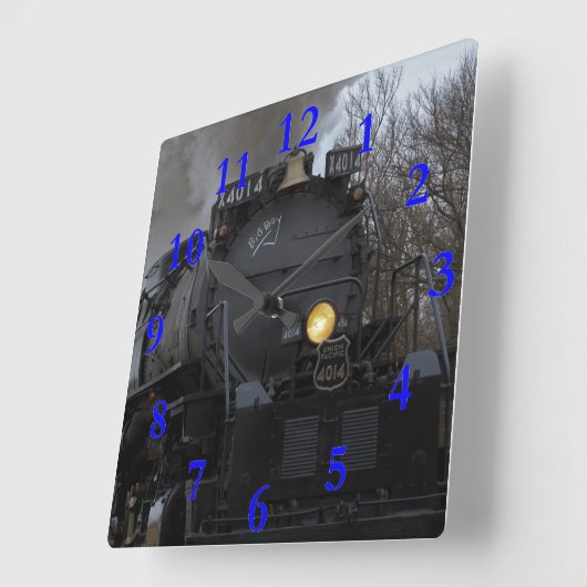 Big Boy 4014 Quadratische Wanduhr (Winkel)