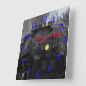 Big Boy 4014 Quadratische Wanduhr (Winkel)