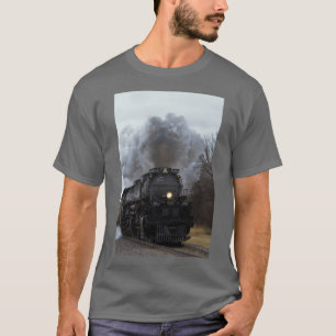 Big Boy 4014 Rauch und Dampf in Black Wolf Kansas T-Shirt