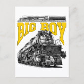 Big Boy 4014 Steam Loco. Union Pacific Class 4000 Postkarte (Vorderseite)