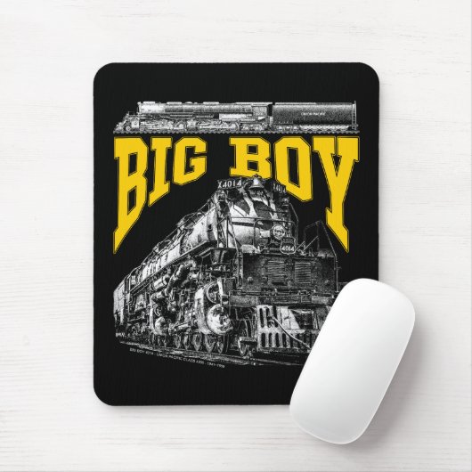 Big Boy 4014 Union Pacific Class 4000. Steam Loco. Mousepad (Mit Mouse)