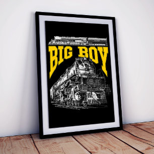 Big Boy 4014 Union Pacific Klasse 4000. Dampflok. Fotodruck