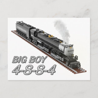 Big Boy 4-8-8-4 Lokomotive Postkarte