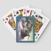 Big Boy Cat on Table Playing Cards Spielkarten (Rückseite)