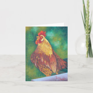 Big Boy, Cock-a-doodle Doo Note Card Karte