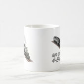 Big Boy Lokomotive-Doppelseitentasse Kaffeetasse (Mittel)