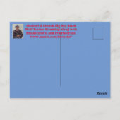 Big Boy Steaming Postkarte (Rückseite)
