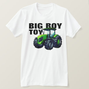 "Big Boy Toy" mit grünem Farm Traktor T-Shirt