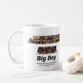 Big Boy Vintag Steam Train American Locomotive Kaffeetasse