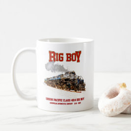 Big Boy Vintag Steam Train American Locomotive Kaffeetasse