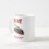 Big Boy Vintag Steam Train American Locomotive Kaffeetasse (Vorderseite Links)