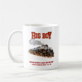 Big Boy Vintag Steam Train American Locomotive Kaffeetasse (Links)