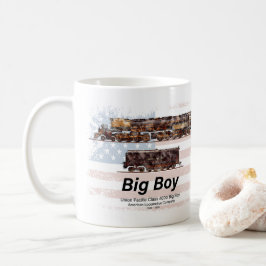 Big Boy Vintag Steam Train American Locomotive Kaffeetasse