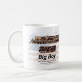 Big Boy Vintag Steam Train American Locomotive Kaffeetasse (Links)