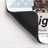 Big Boy Vintag Steam Train American Locomotive Mousepad (Ecke)