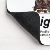 Big Boy Vintag Steam Train American Locomotive Mousepad (Ecke)