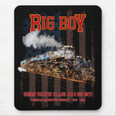 Big Boy Vintag Steam Train American Locomotive Mousepad (Vorne)