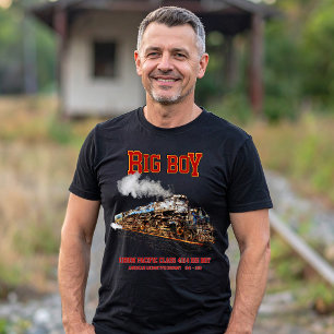 Big Boy Vintag Steam Train American Locomotive T-Shirt