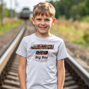Big Boy Vintag Steam Train American Locomotive T-Shirt