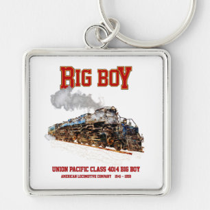 Big Boy Vintage-Dampflokomotive Amerikanische Loko Schlüsselanhänger