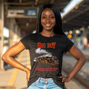 Big Boy Vintage-Dampflokomotive Amerikanische Loko T-Shirt