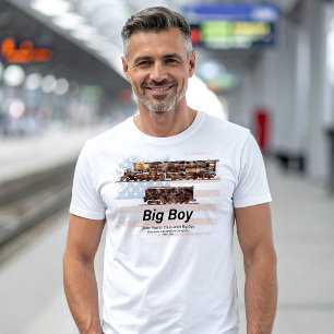 Big Boy Vintage-Dampflokomotive Amerikanische Loko T-Shirt