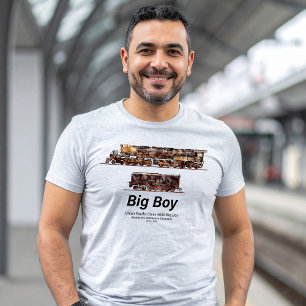 Big Boy Vintage-Dampflokomotive Amerikanische Loko T-Shirt