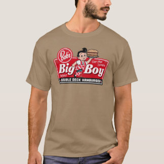 Big Boy Vintages Schild von einem Real Sign Hop Se T-Shirt