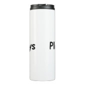 Big Boy Zitat: Ich spiele noch mit Spielzeug (Trak Thermosbecher (Rückseite)