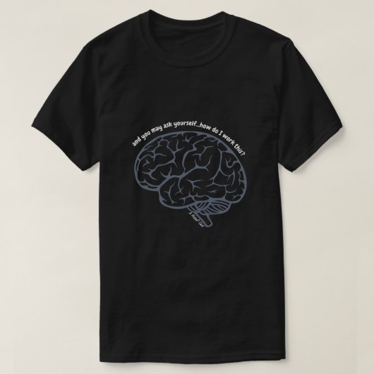 BIG BRAIN (Wie mache ich das?) - Ein MisterP-Shirt T-Shirt (Design vorne)