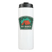Big Branch Wilderness Vermont Camping Thermosbecher (Vorderseite)