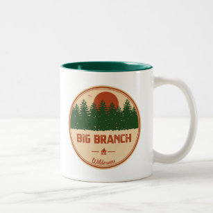 Big Branch Wilderness Vermont Zweifarbige Tasse