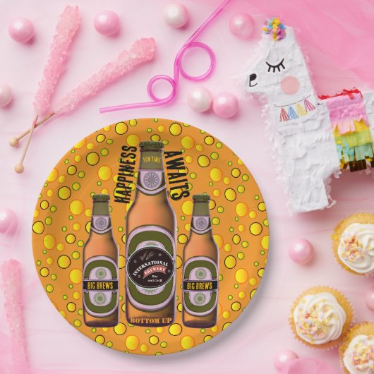 BIG BREWS Custom Beer Pappteller (Party)