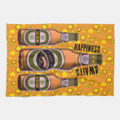 BIG BREWS Glück wartet Geschirrtuch (Horizontal)