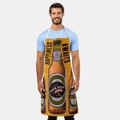 BIG BREWS Glück wartet Schürze (Getragen)