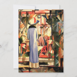 Big Bright Showcase von August Macke Feiertagskarte