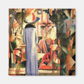Big Bright Showcase von August Macke Magnet (Vorne)