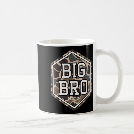Big Bro 2025 Camo Hunting Camouflage Brother Annou Kaffeetasse (Rechts)