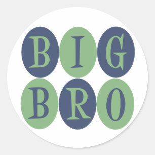 Big Bro-Aufkleber Runder Aufkleber