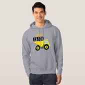 Big Bro Bau Gelber Sprungwagen Hoodie (Vorne ganz)