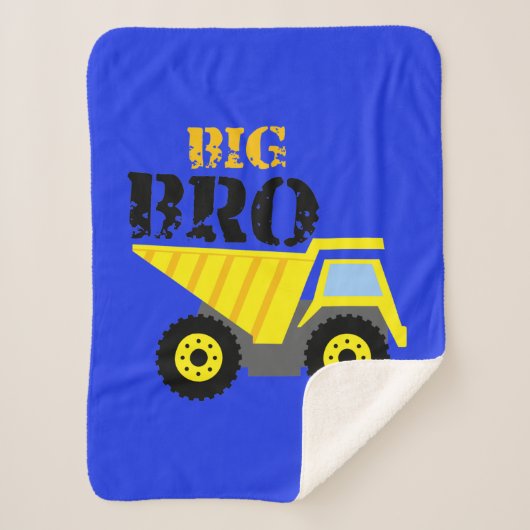 Big Bro Bau Gelber Sprungwagen Sherpadecke (Vorderseite)