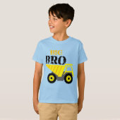 Big Bro Bau Gelber Sprungwagen T-Shirt (Vorne ganz)