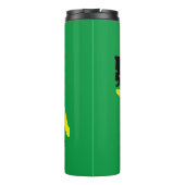 Big Bro Bau Gelber Sprungwagen Thermosbecher (Rückseite)