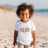 Big Bro Blush Herz Match Geschwister Familie Baby T-shirt